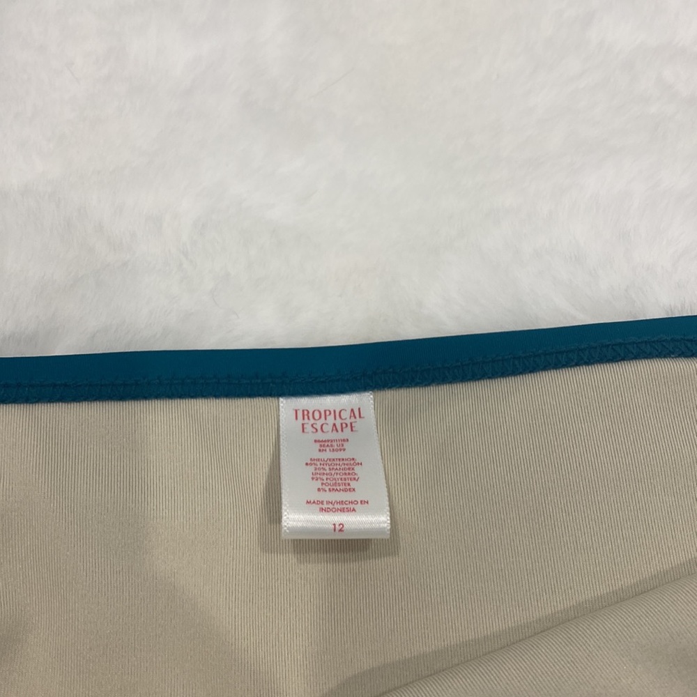 Tropical Escape Tankini Size 12 - Picture 7 of 10